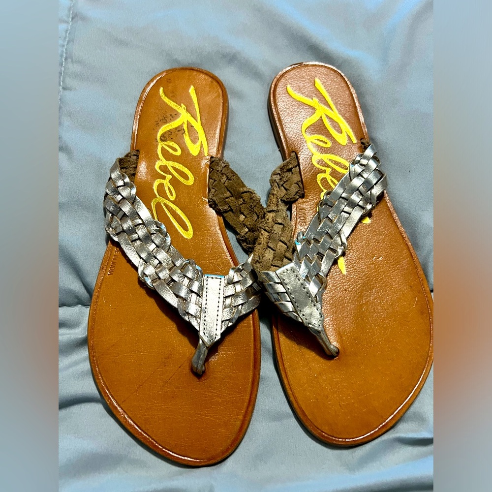 Made in India Genuine Leather Sandals Size 8 Rebels
